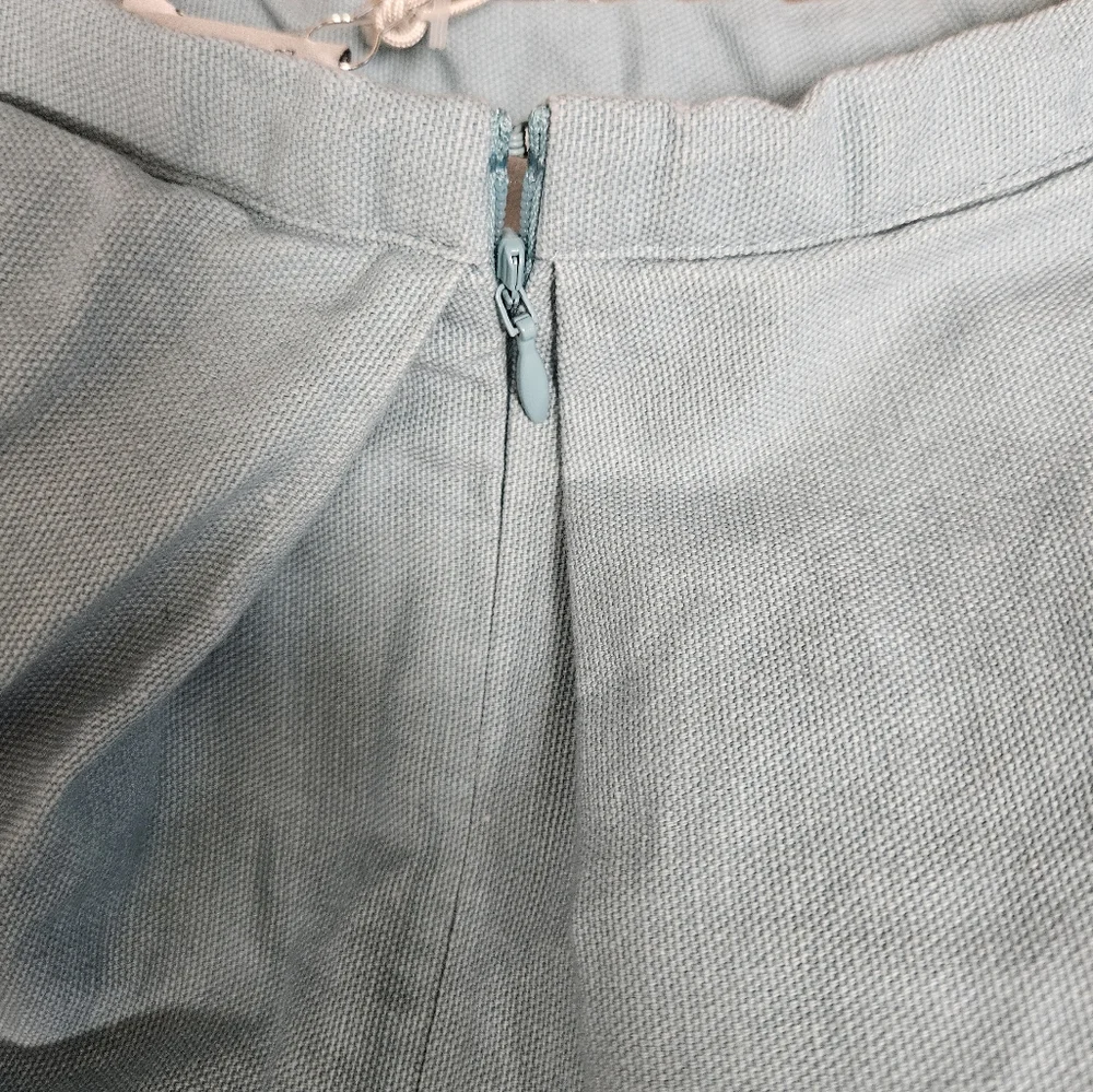 Jason Wu NWT women's A-Line blue skirt size 10 - Picture 3 of 5